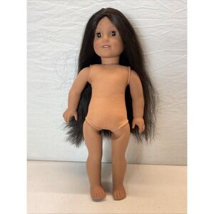 VTG American Girl Pleasant Company Doll long Brown‎ Hair /Eyes darker complexion
